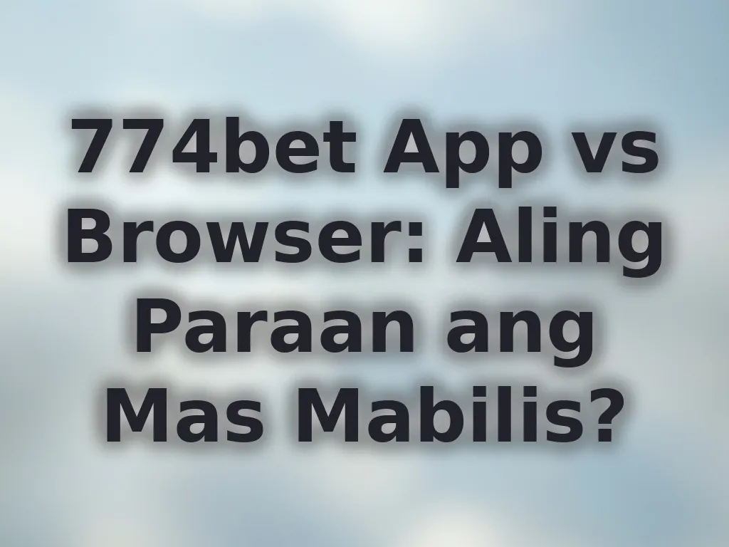 App vs Browser performance
